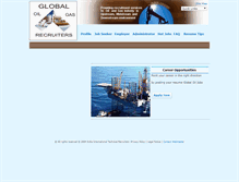 Tablet Screenshot of globaloiljobs.com